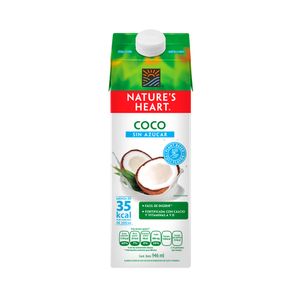 NATURES HEART COCO BEBIDA SIN AZUCAR TETRAPACK 946ML