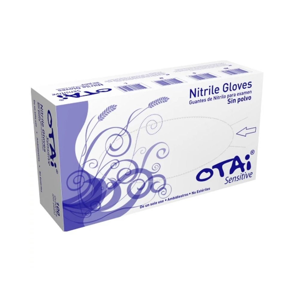 Guante Nitrilo Azul Thin Alfa Safe Talla M Caja x 100 und