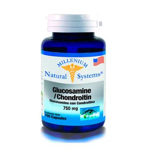 GLUCOSAMINA/CHONDROITINA CAPSULAS 750/600 MG FRASCO X 100 UNDS