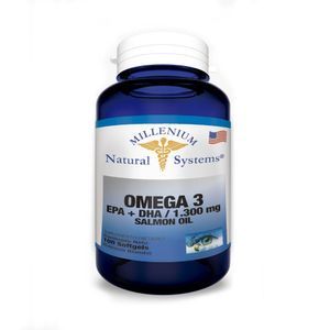 OMEGA 3 EPA+DHA CAPSULAS BLANDAS 1300 MG FRASCO X 100 UNDS