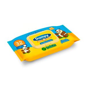 PAÑITOS HUMEDOS ANTIBACTERIAL DAMPY BOLSA X 32 UNDS