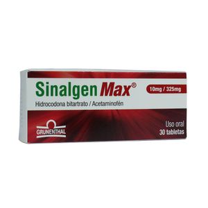 SINALGEN MAX TABLETAS 10MG/325MG