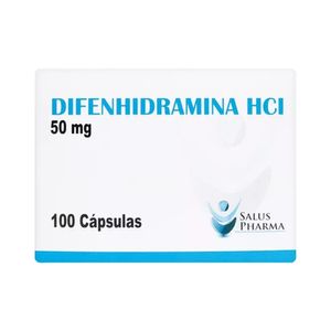 DIFENHIDRAMINA CLORHIDRATO CAPSULAS 50 MG