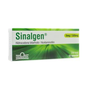 SINALGEN TABLETAS 5MG/325MG