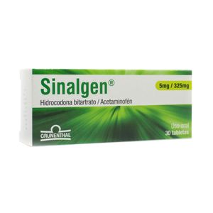 SINALGEN TABLETAS 5MG/325MG