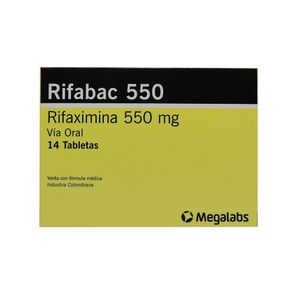 RIFABAC TABLETA 550 MG CAJA X 14 UNDS