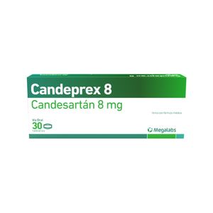 CANDEPREX (RG) TABLETAS 8 MG