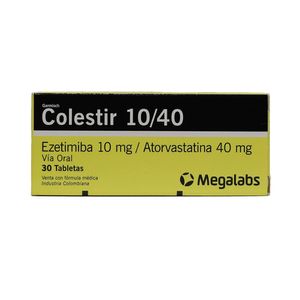 COLESTIR TABLETAS 10/40 MG