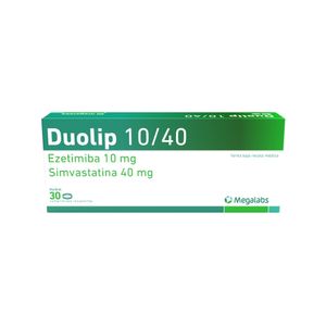 DUOLIP (RG) TABLETAS 40/10 MG