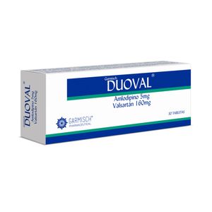 DUOVAL (RG) TABLETAS 5/160 MG