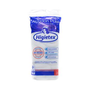 ALGODON ZIG ZAG HIGIETEX BOLSA 25 G