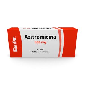 AZITROMICINA GENFAR TABLETAS 500 MG