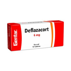 DEFLAZACORT GENFAR TABLETAS 6 MG