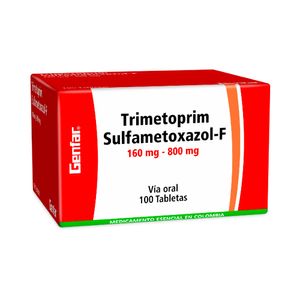 TRIMETOPRIM SULFA. F GENFAR TABLETAS 160/800 MG