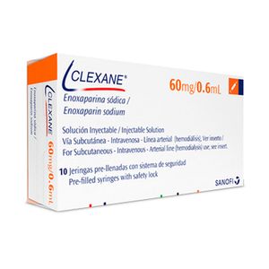 CLEXANE (RG) J.PRELLENADA  60 MG