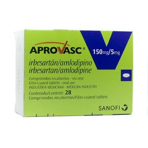 APROVASC COMPRIMIDOS 150 MG/5 MG
