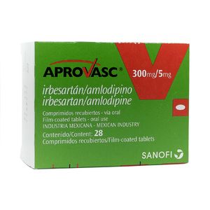 APROVASC COMPRIMIDOS 300 MG/5 MG
