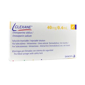 CLEXANE (RG) J.PRELLENADA  40 MG
