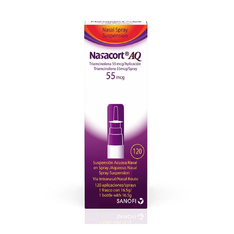 NASACORTAQ SPRAY NASAL 55 MCG CAJA 120 DOSIS Farmacia Pasteur