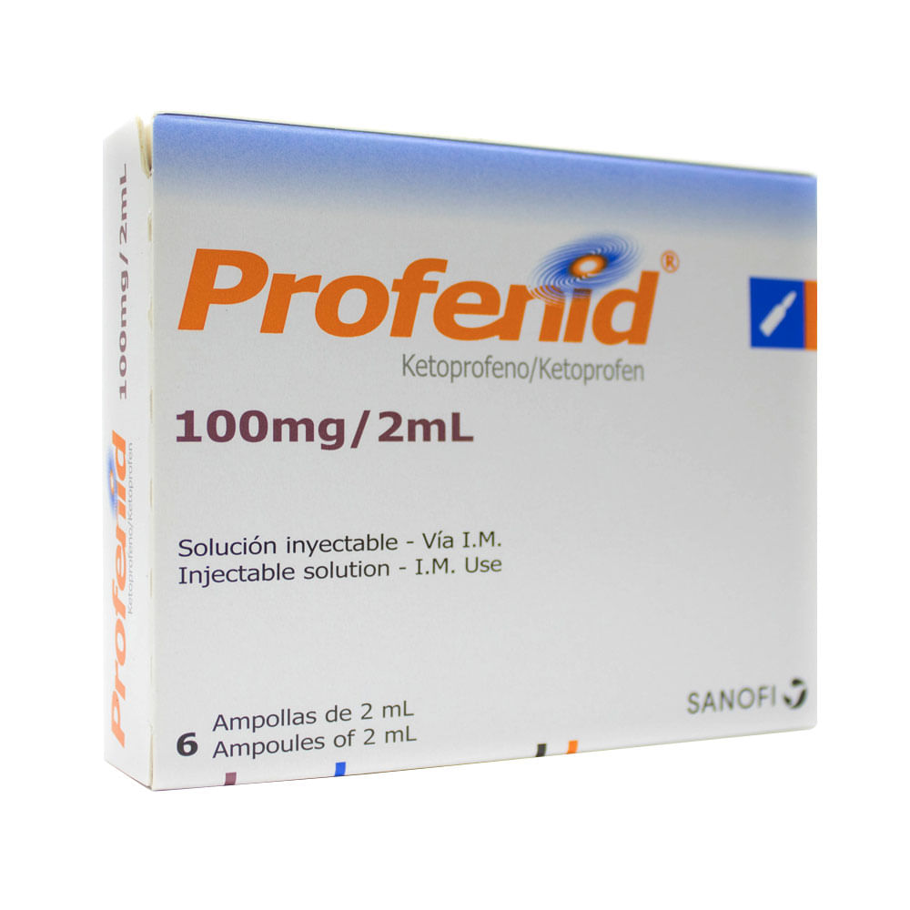 PROFENID AMPOLLAS 100 MG - Farmacia Pasteur - Farmacias Pasteur