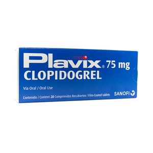 PLAVIX (RG) TABLETAS 75 MG