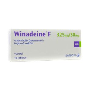WINADEINE F TABLETAS 325MG/30MG