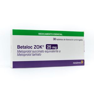 BETALOC ZOK (RG) TABLETAS 25 MG