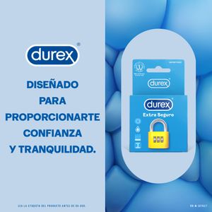 CONDON DUREX EXTRA SEGURO PRESERVATIVOS