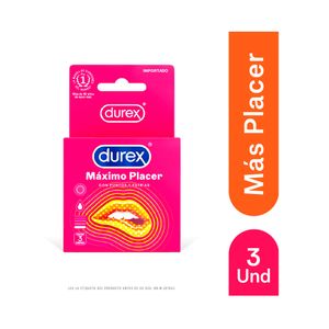 CONDON DUREX MAXIMO PLACER PRESERVATIVOS