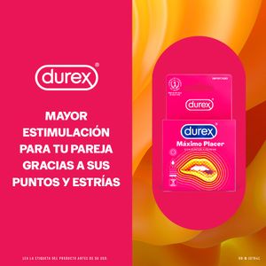 CONDON DUREX MAXIMO PLACER PRESERVATIVOS