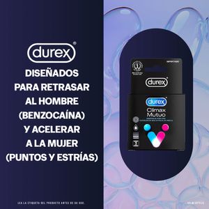 CONDON DUREX CLIMAX MUTUO+++ PRESERVATIVOS
