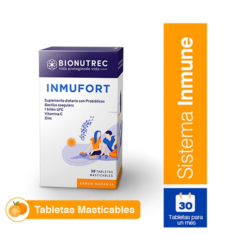 INMUFORT ADULTO TABLETAS Farmacia Pasteur Medicamentos y cuidado