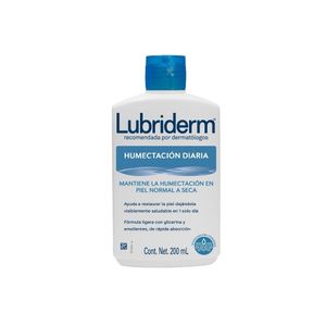 CREMA LUBRIDERM HUMECTACION DIARIA FRASCO 200 ML