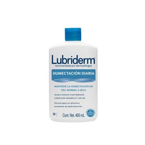 CREMA LUBRIDERM HUMECTACION DIARIA FRASCO 400 ML