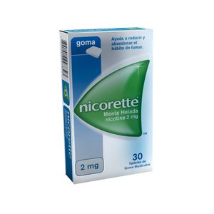NICORETTE GOMAS 2 MG MENTA