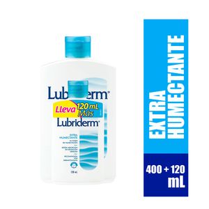 CREMA LUBRIDERM HUMECTACION DIARIA FRASCO 400 + 120ML