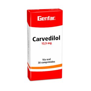 CARVEDILOL WINTHROP (RG) TABLETAS 12.5MG
