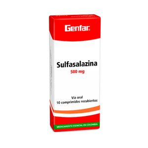 SULFASALAZINA GENFAR TABLETAS 500 MG
