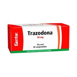 TRAZODONA GENFAR TABLETAS 50 MG