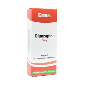OLANZAPINA GENFAR (RG) TABLETAS 5 MG