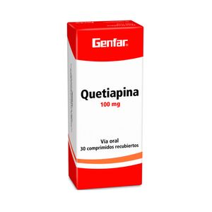 QUETIAPINA GENFAR (RG) TABLETAS 100 MG