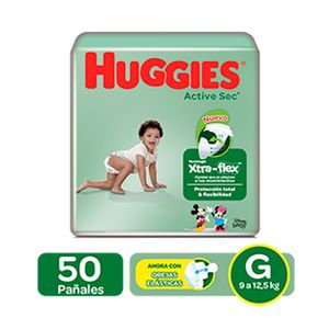 PAÑALES HUGGIES ACTIVE SEC ETAPA 3
