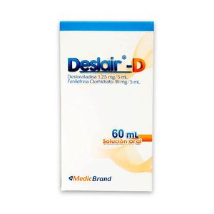 DESLAIR D JARABE CAJA 60 ML