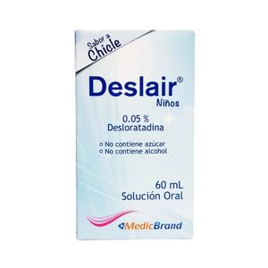 DESLAIR SOLUCION ORAL 0.05 % CHICLE CAJA 60 ML
