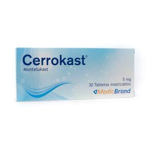 CERROKAST TABLETAS 5 MG