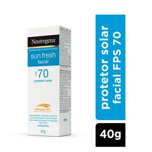 NEUTROGENA SUN FRESH FACIAL PROTECTOR SOLAR FPS 70 TUBO 40 G