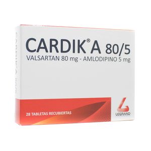 CARDIK A (RG) TABLETAS 80/5 MG