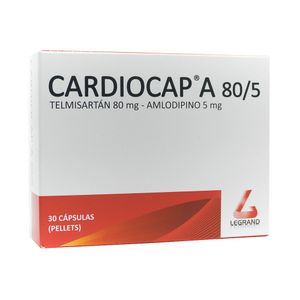CARDIOCAP A (RG) CAPSULAS 80/5 MG