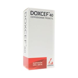 DOXCEF SUSPENSION 40 MG CAJA 100 ML