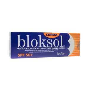 BLOKSOL CREMA PROTECTOR SOLAR SPF 50+ CAJA 60 G